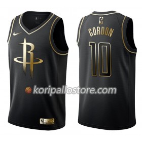 Houston Rockets Eric Gordon 10 Nike Musta Golden Edition Miesten Pelipaidat Swingman 